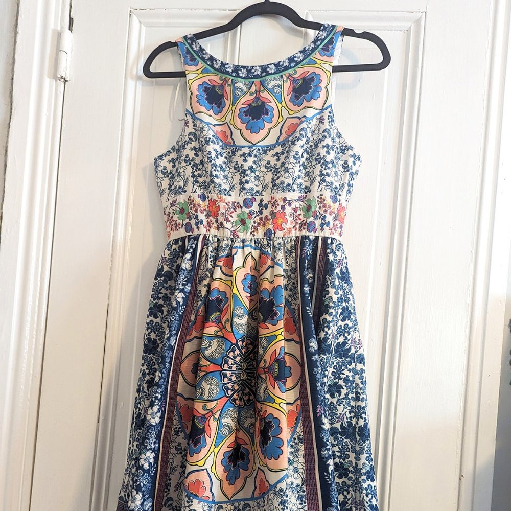 Champagne & Strawberry Dress, White/Multicolored, Small (Modcloth)